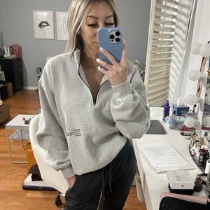 Oversized Quarter Zip